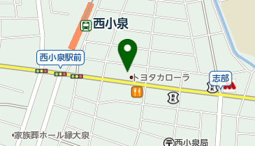 [EV]トヨタカローラ群馬(株) 大泉店の地図画像