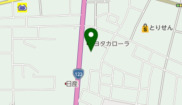 [EV]トヨタカローラ群馬(株) 館林店の地図画像