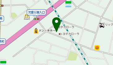 [EV]トヨタカローラ高崎(株) 問屋町店の地図画像
