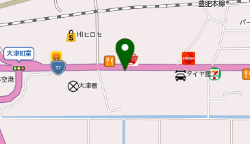[EV]熊本三菱自動車販売(株) 大津店の地図画像