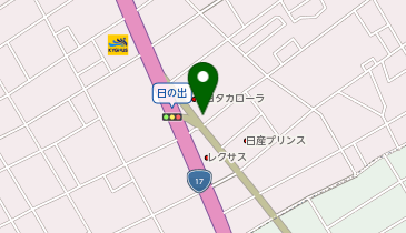 [EV]トヨタカローラ埼玉(株) 上尾本店の地図画像