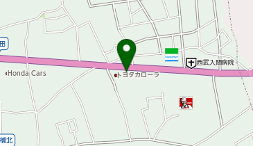 [EV]トヨタカローラ新埼玉(株) 飯能店の地図画像