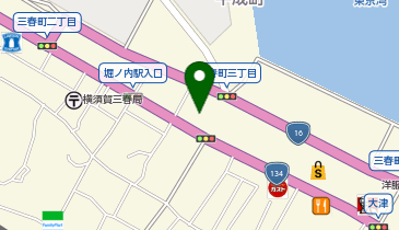 [EV]ウエインズトヨタ神奈川(株) 横須賀三春町店 (ネッツ神奈川)の地図画像