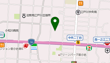 [EV]トヨタモビリティ東京(株) 江戸川中央店 (東京カローラ)の地図画像