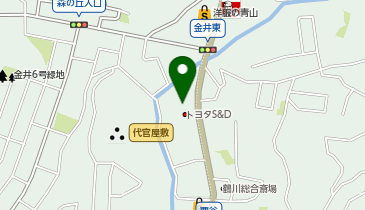 [EV]トヨタS&D西東京(株) 鶴川店 (西東京カローラ)の地図画像