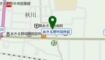 [EV]トヨタS&D西東京(株) 秋川店 (西東京カローラ)の地図画像