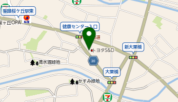 [EV]トヨタS&D西東京(株) 桜ケ丘店 (西東京カローラ)の地図画像