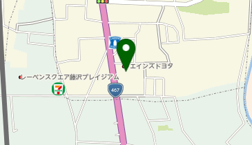 [EV]ウエインズトヨタ神奈川(株) 大和下和田店 (カローラ神奈川)の地図画像