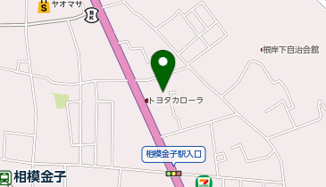 [EV]ウエインズトヨタ神奈川(株) 大井松田店 (カローラ神奈川)の地図画像