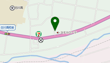 [EV]トヨタカローラ山梨(株) 峡東店の地図画像