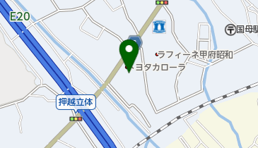 [EV]トヨタカローラ山梨(株) 昭和店の地図画像