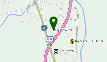 [EV]トヨタカローラ山梨(株) 都留バイパス店の地図画像