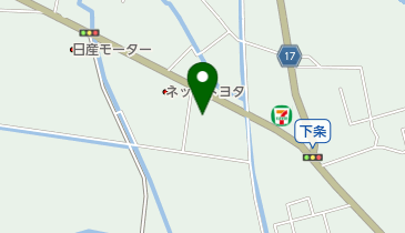 [EV]トヨタカローラ新潟(株) 五泉店の地図画像