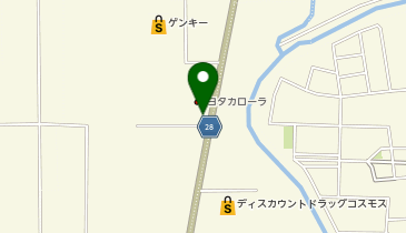 [EV]トヨタカローラ福井(株) 武生店の地図画像