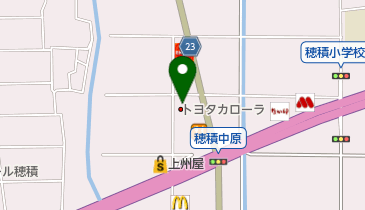[EV]トヨタカローラネッツ岐阜(株) カローラ穂積店の地図画像