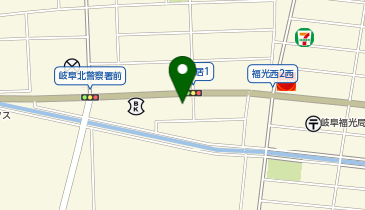 [EV]トヨタカローラネッツ岐阜(株) カローラ長良店の地図画像