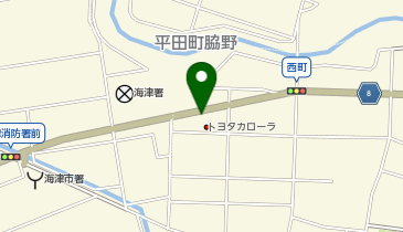 [EV]トヨタカローラネッツ岐阜(株) カローラ海津店の地図画像