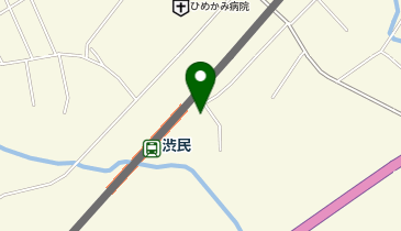 渋民駅前公衆トイレの地図画像