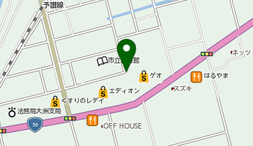 公衆トイレの地図画像