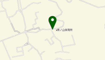 青の山登り口トイレの地図画像