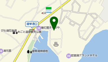 雄琴臨水公園便所の地図画像