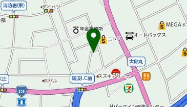 公衆トイレの地図画像
