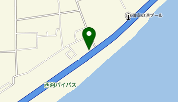 小田原市御幸の浜公衆便所の地図画像