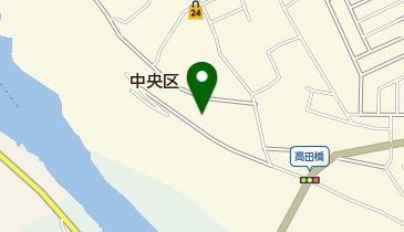 高田橋川のトイレの地図画像