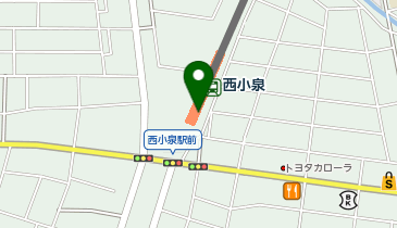 西小泉駅前公衆トイレの地図画像