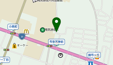 布多天神南公衆トイレの地図画像