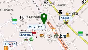 西口公衆トイレの地図画像