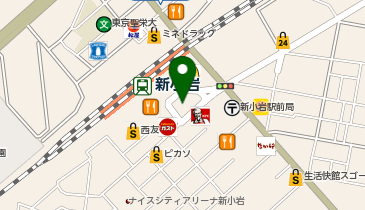 公衆トイレの地図画像