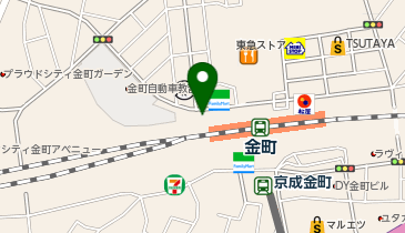 金町駅北口  公衆トイレの地図画像