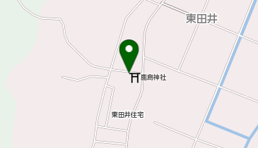 東田井自治会公衆トイレの地図画像