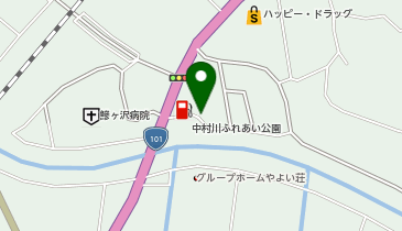パーク公衆トイレの地図画像