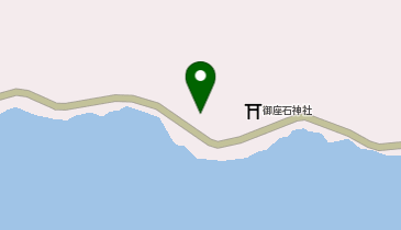 御座の石公衆トイレの地図画像