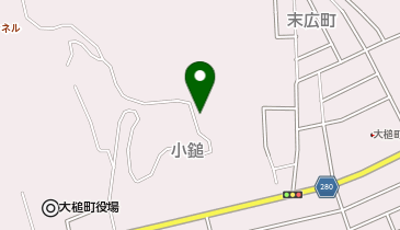 城山公園トイレの地図画像
