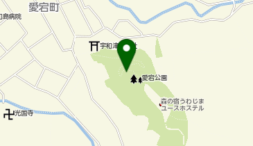 愛宕公園公衆トイレの地図画像