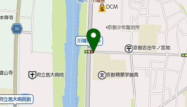 東一条川端公衆トイレの地図画像