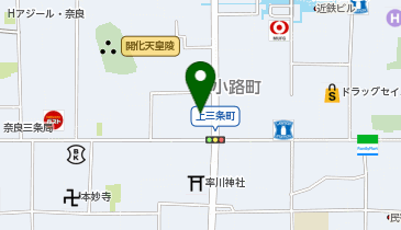 奈良市観光センター内公衆便所の地図画像