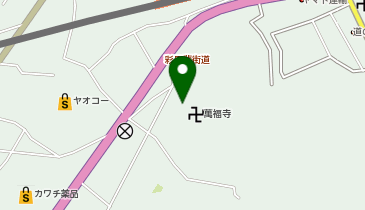 萬福寺観光トイレの地図画像