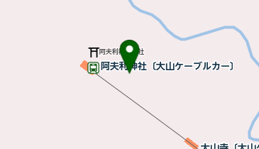 大山公衆トイレの地図画像