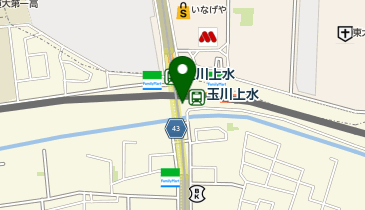 立川市玉川上水駅南口公衆便所の地図画像
