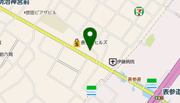 区立表参道ヒルズ公衆便所の地図画像