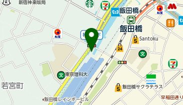 牛込見附公衆便所の地図画像