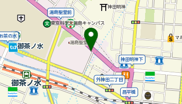 聖堂際公衆便所の地図画像