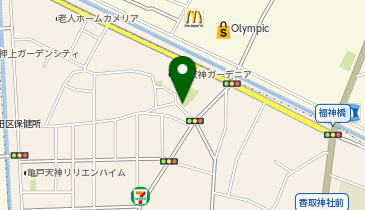 亀島公園内公衆便所の地図画像
