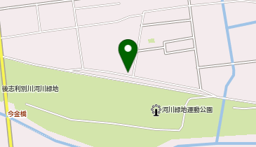 後志利別川河川緑地運動公園トイレの地図画像