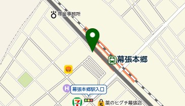 幕張本郷駅前公衆トイレの地図画像