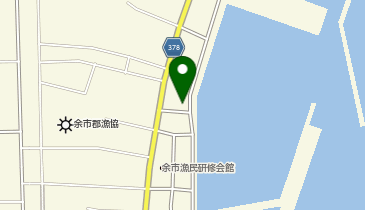 余市港観光トイレの地図画像